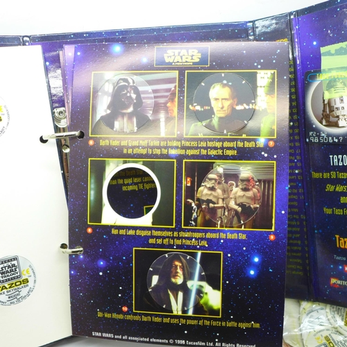 715 - A Tazo Star Wars collectors pack