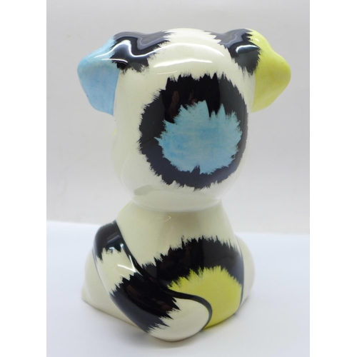 753 - Lorna Bailey Pottery - “Wuf-Wuf the Dog”, 14cm, signed on the base