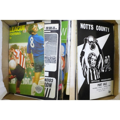 770 - Two boxes of Notts County Football Club programmes, 2012-2013