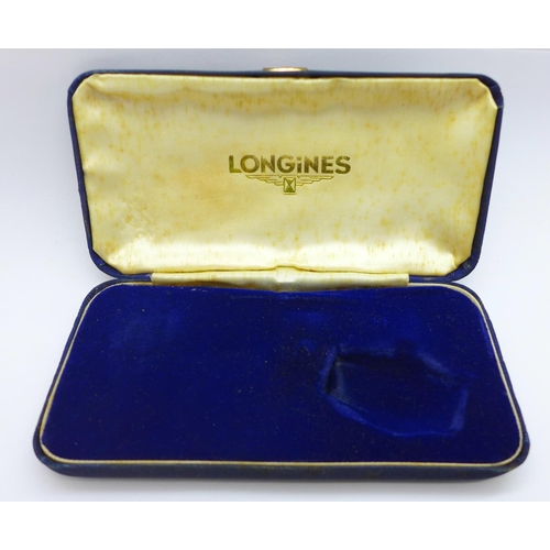 916 - A Longines wristwatch box