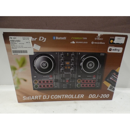 3067 - Pioneer Dj Control Station (DDJ-200)         (224-89) * This lot is subject to VAT