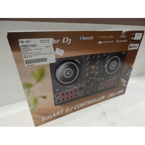 3067 - Pioneer Dj Control Station (DDJ-200)         (224-89) * This lot is subject to VAT