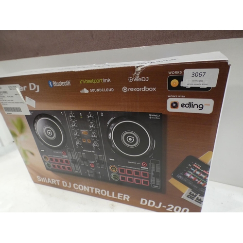 3067 - Pioneer Dj Control Station (DDJ-200)         (224-89) * This lot is subject to VAT