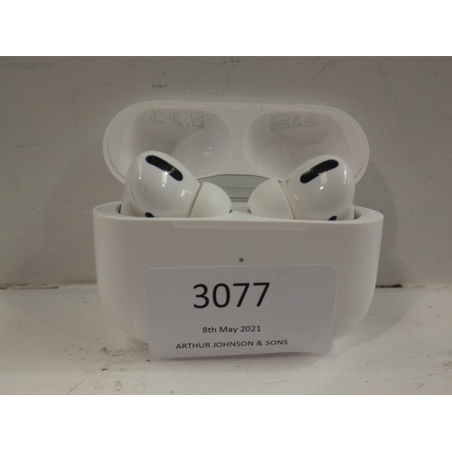 3077 - Apple Airpods Pro (no box), RRP £189.99 + VAT       (224-154) * This lot is subject to VAT