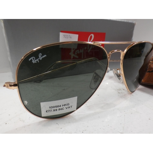 3079 - Rayban 3025 L0205 58X14 sunglasses  (224-136) * This lot is subject to VAT