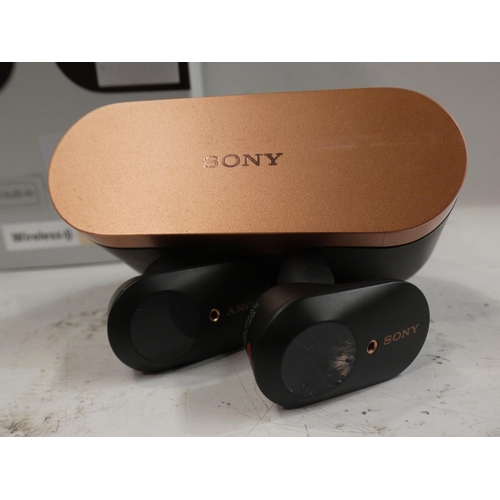 3089 - Sony Ear Buds (WF1000XM3), RRP £129.99 + VAT            (223-164) * This lot is subject to VAT