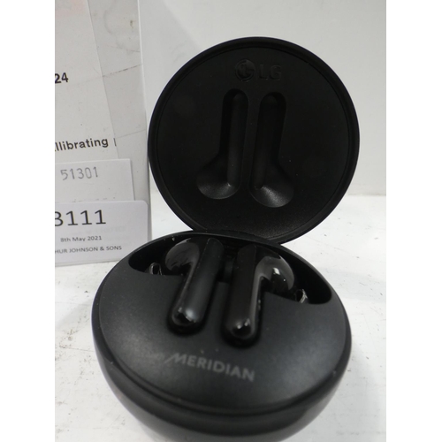 3111 - LG FN6 Black Wireless Earbuds (HBS-FN6), RRP £99.99 + VAT  (223-55) * This lot is subject to VAT