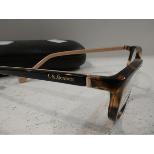 3113 - Pair of LK Bennett Tortoise Frame Glasses (B007 C3 49X16)  (223-37) * This lot is subject to VAT