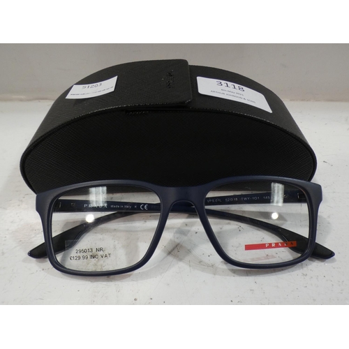 3118 - Pair of Prada Blue Glasses (PS 01LV TWY101), RRP £116.85 + VAT      (223-11) * This lot is subject t... 