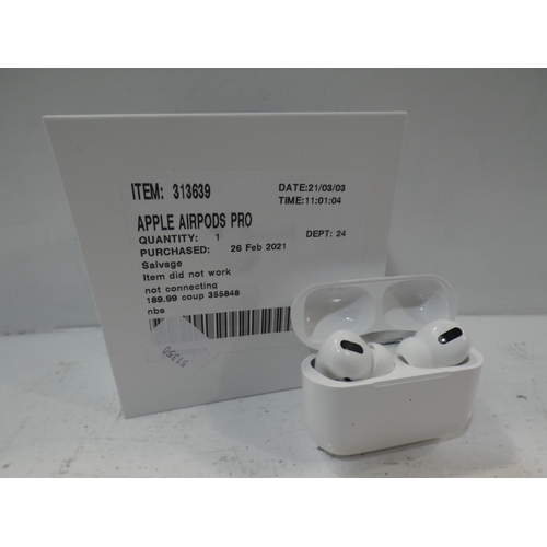 3137 - Apple Airpods Pro (MWP22ZM/A), RRP £189.99 + VAT         (223-98) * This lot is subject to VAT