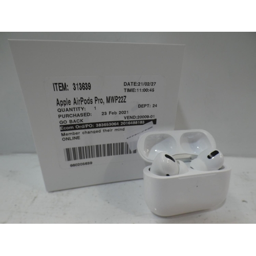 3139 - Apple Airpods Pro (MWP22ZM/A), RRP £189.99 + VAT         (223-98) * This lot is subject to VAT