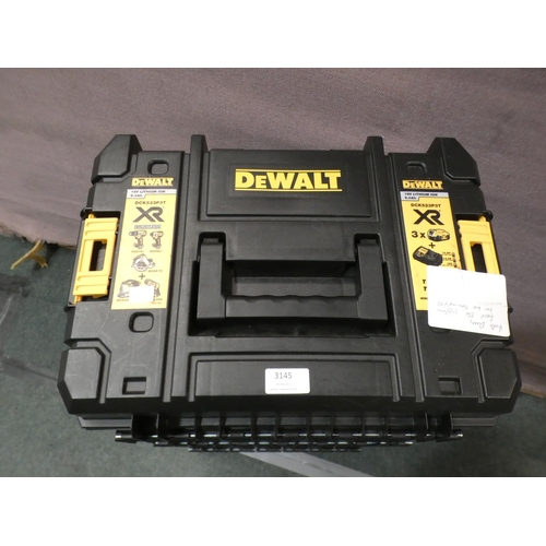 3145 - Dewalt 5 Piece Tool Kit (with charger and 3 x 5.0AH batteries) (DCK523P3T-GB), RRP £529.99 + VAT  an... 