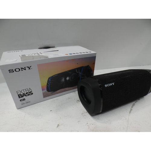 3151 - Sony Xb33 Wless Speaker   (224-186) * This lot is subject to VAT