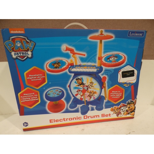 3182 - A Lexibook Paw Patrol drum kit (220) * This lot is subject to VAT