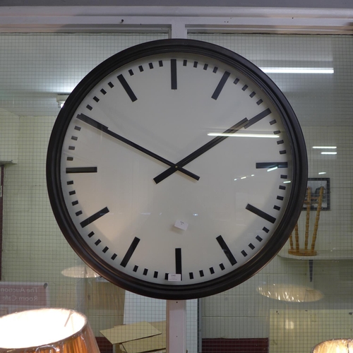 1321 - A large black station clock (2079951)   #