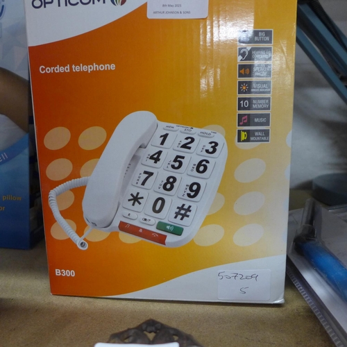 2144 - 2 Opticom large number telephones