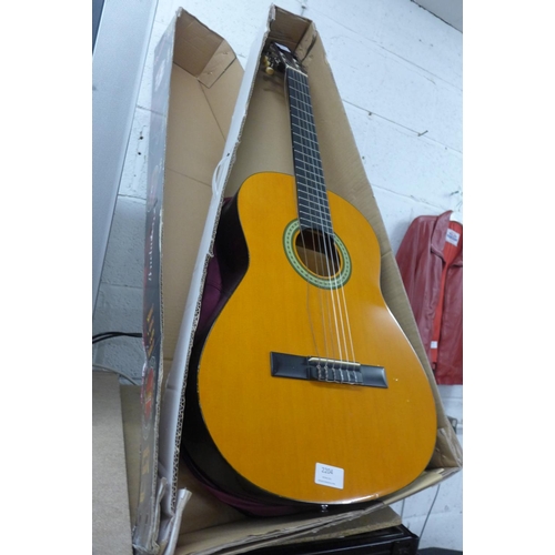 2204 - Valencia acoustic guitar with bag - boxed