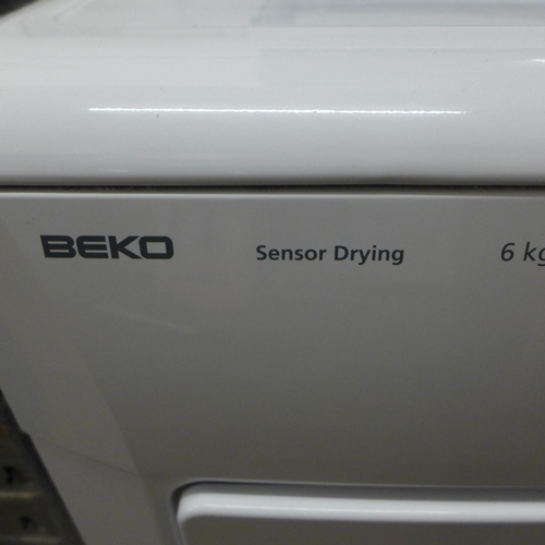 2281 - Beko 6kg (DRVS 62w) tumble dryer