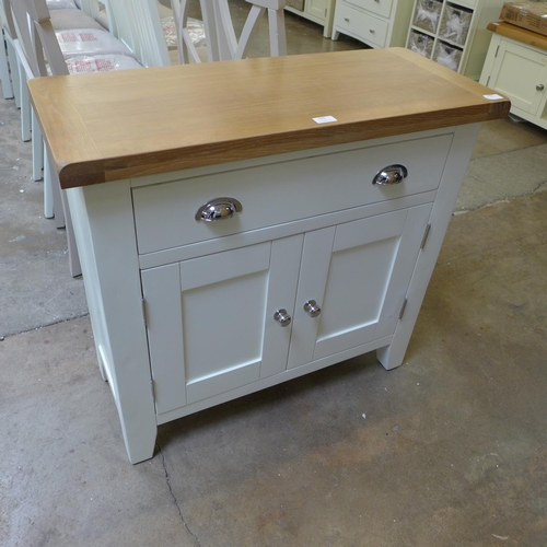 1643 - A Hampshire white painted oak two door mini sideboard (KEL P30-82)  * This lot is subject to VAT