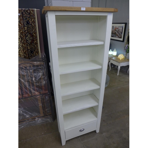 1687 - A Hampshire ivory painted oak large bookcase (KEL P27)  * this lot is subject to VAT