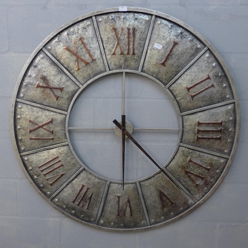 1689 - An industrial wall clock (18577)  - repaired   #