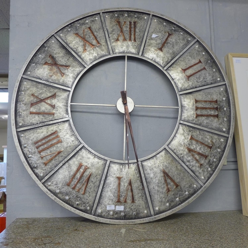 1689 - An industrial wall clock (18577)  - repaired   #