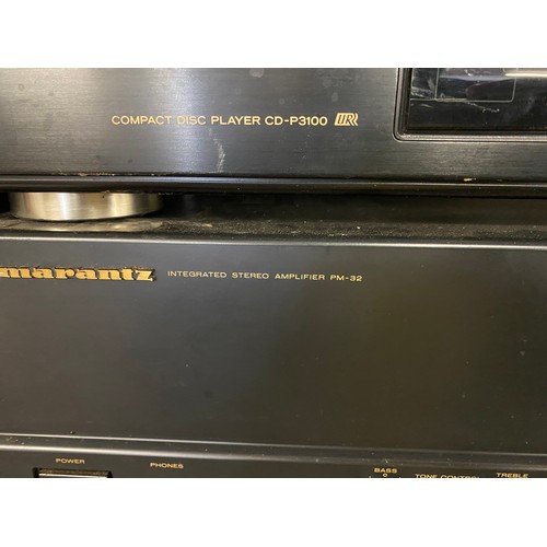 2232 - Marantz Dual Logic cassette deck (model SD463), Teac multi-stage 1-bit DAC compact disc player (mode... 