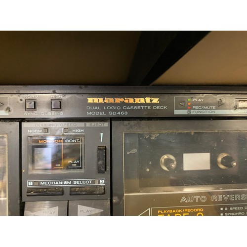 2232 - Marantz Dual Logic cassette deck (model SD463), Teac multi-stage 1-bit DAC compact disc player (mode... 