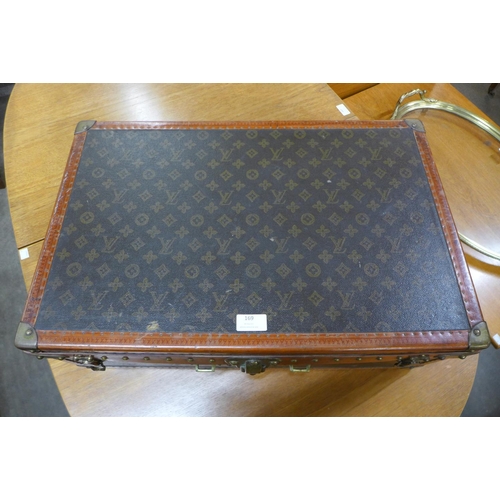 169 - A Louis Vuitton monogram case, no. 058787, 22cms h, 60cms w, 39cms d