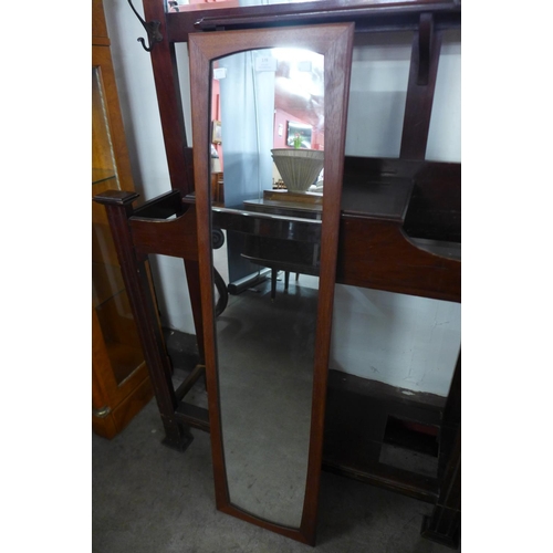 178 - A teak framed mirror