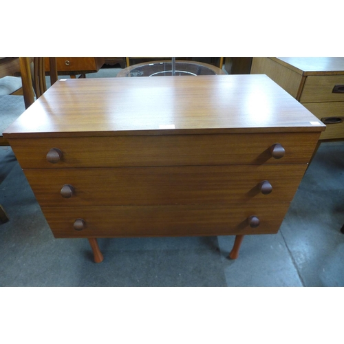 195 - An Avalon teak chest of drawers