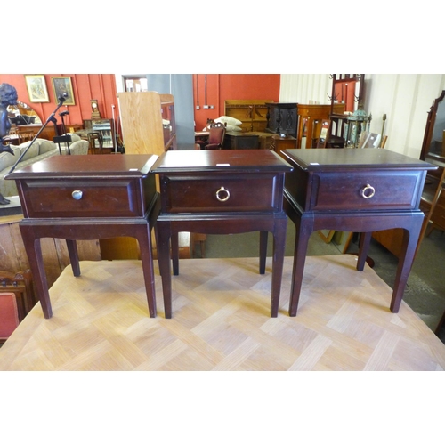 264 - Three Stag Minstrel bedside tables