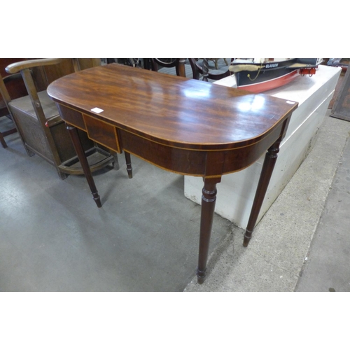 328 - A mahogany console table