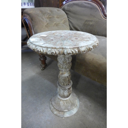 339 - An Italian style marble jardiniere stand