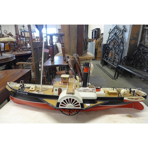 366 - A model steamer boat