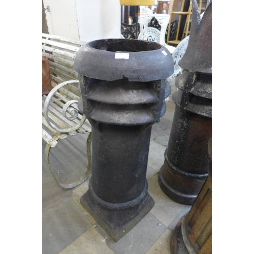 388 - A Victorian terracotta chimney pot