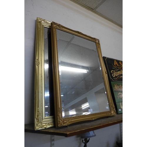 439 - Two gilt framed mirrors