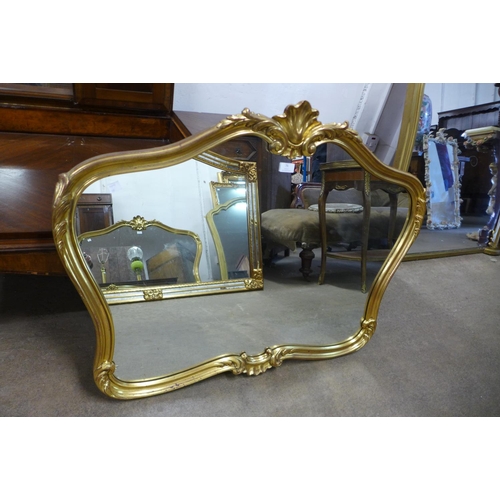 76 - A French style gilt framed mirror