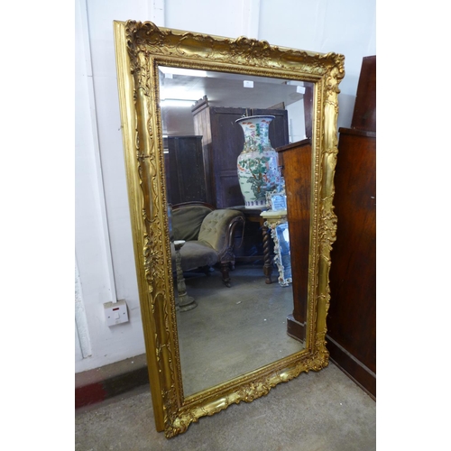 80 - A large French style gilt framed mirror