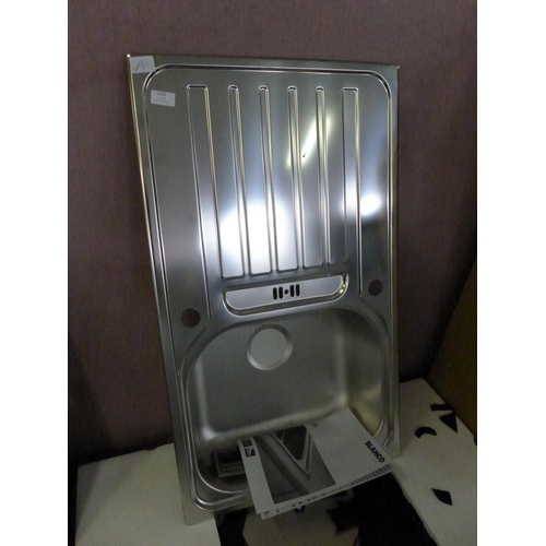 156 - Stainless steel sink * VAT will be added to the hammer price of this lot