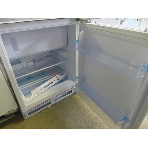 106 - Matrix Integrated Under Counter Fridge with Ice Box H818xW596xD550  - model no.:- MFU251, RRP £279 i... 