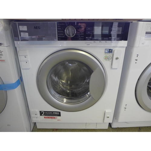 112 - AEG  Integrated Washer Dryer (8kg) H819xW596xD540 - model no.:- L7WC8632BI, RRP £580 inc. VAT * This... 