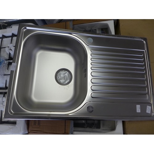 159 - Stainless steel sink * VAT will be added to the hammer price of this lot