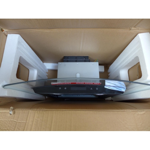 220 - CDA   Curved Lit Edge Extractor H810xW600xD490 - model no.:- EKP60BL, RRP £249 inc. VAT * This lot i... 