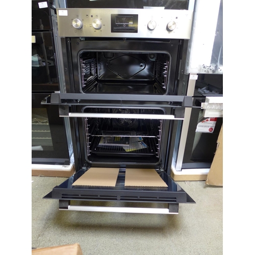 81 - Zanussi  Built In Multifunction Double Oven H888xW594xD548 - model no.:- ZOD35661XK, RRP £505 inc. V... 