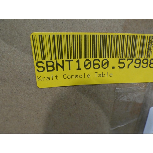 3131 - A Kraft console table * this lot is subject to VAT