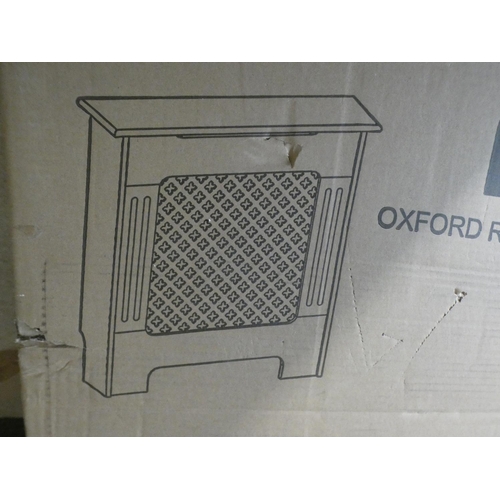 3165 - A Vida Designs small white Oxford radiator cover * This lot is subject to VAT