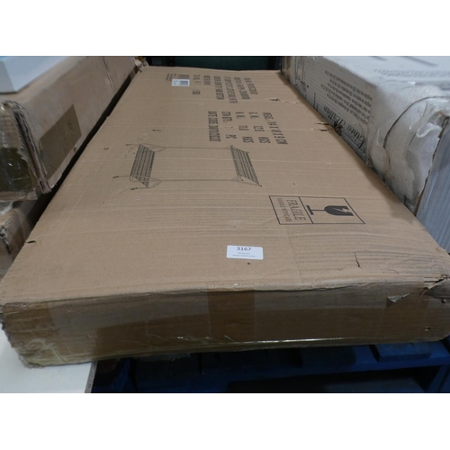 3167 - A 5ft heavy duty clothes rail with mesh top and bottom * This lot is subject to VAT