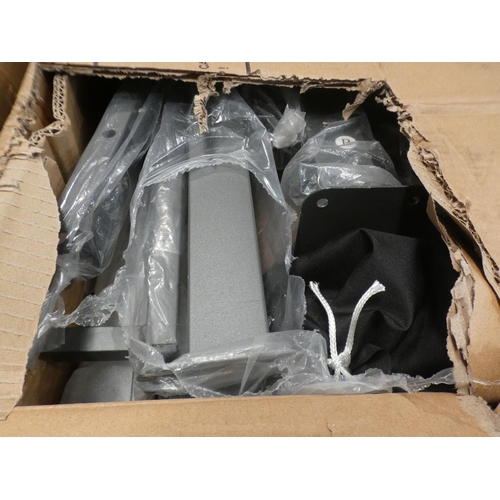 3175 - An Outsunny Blandy 2.5m x 1.2m metal gazebo * This lot is subject to VAT