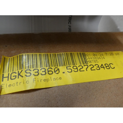 3130 - An indoor electric fireplace * this lot is subject to VAT